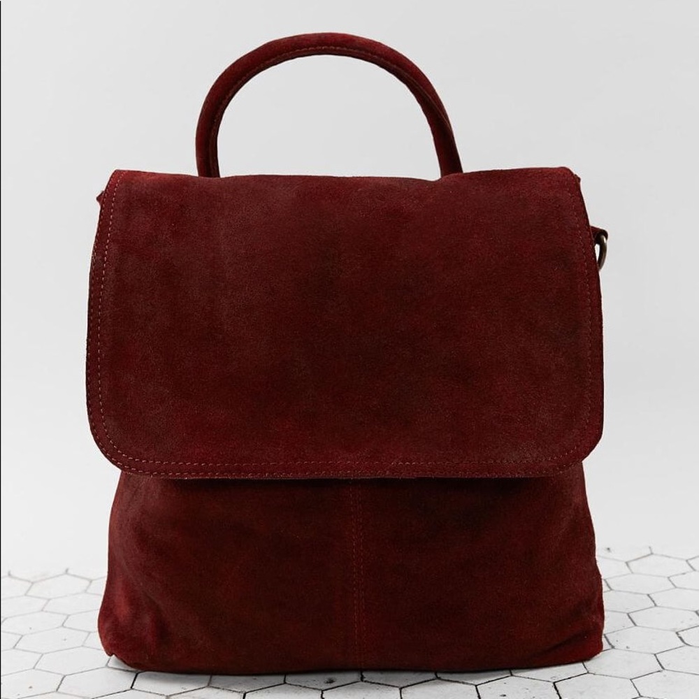 NWT Free People Suede Backpack